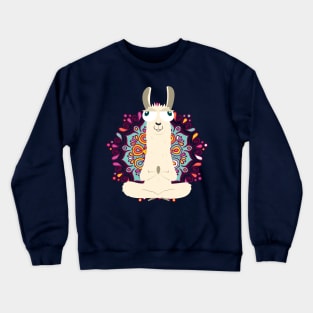 Yoga Llama Crewneck Sweatshirt